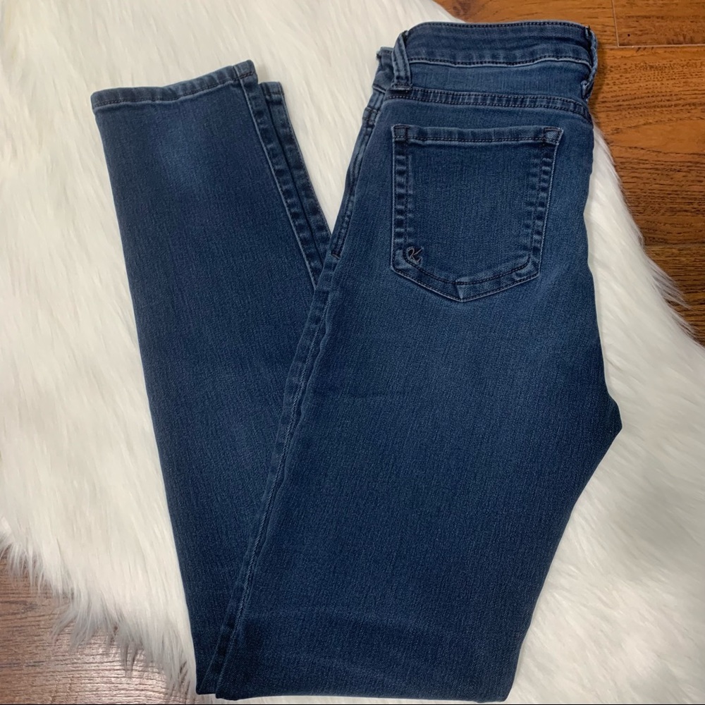 Kut from the Kloth Diana Skinny Jeans. Blue